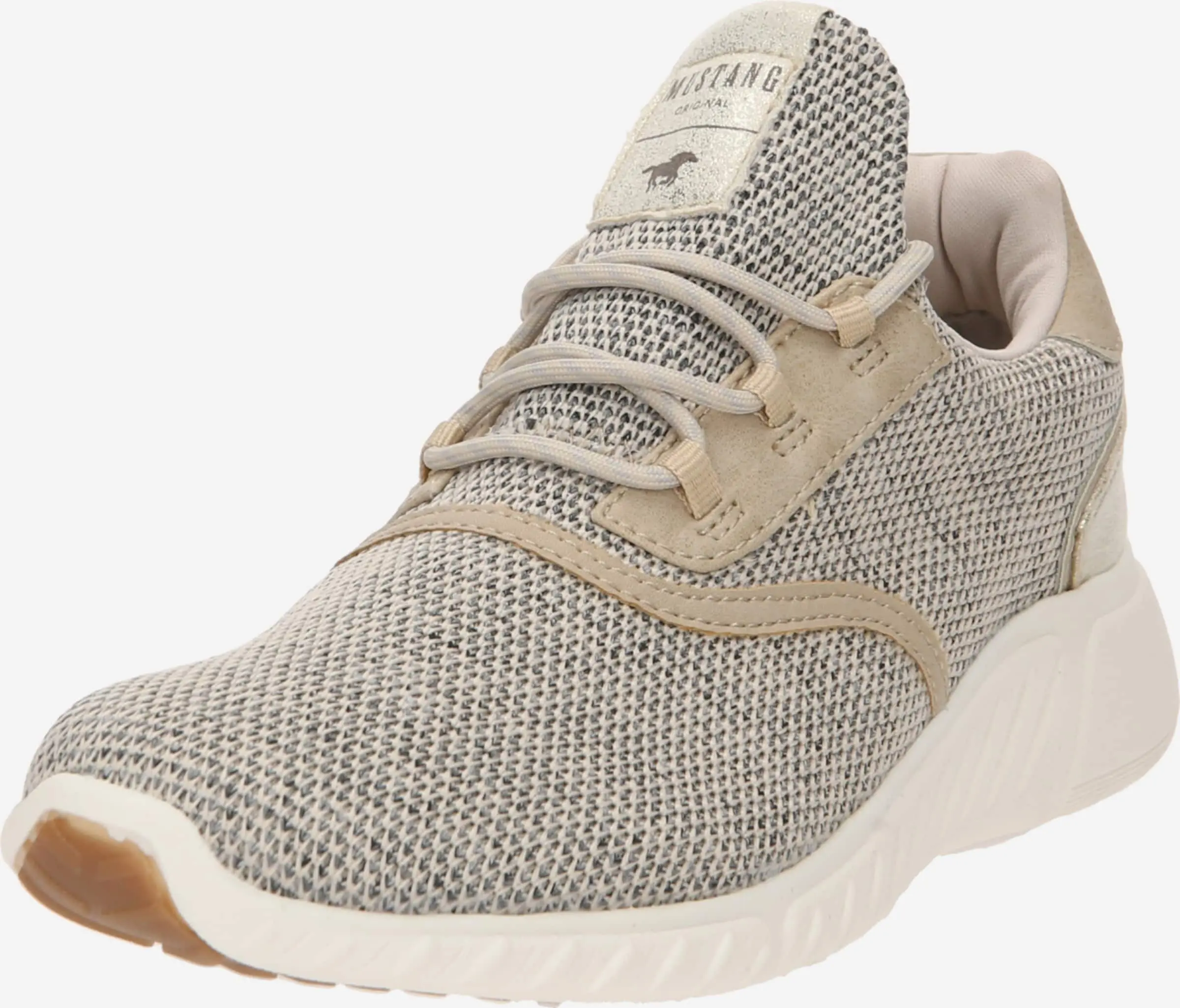 Mustang Fashion Sneakers Sneakers Laag Dames Beige / Grijs 3 Mustang Fashion Sneakers Sneakers Laag Dames Beige / Grijs