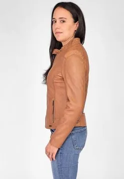 Mustang Leren Jassen Tussenjas Jeannette Dames Cognac -Mustang Verkoop eb8dc61aa8f16a75d9f236f76ef9d46c