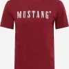 Mustang T-shirts Shirt Alex Heren Donkerrood -Mustang Verkoop ed6578015e1a7a20ce600b2f96538161