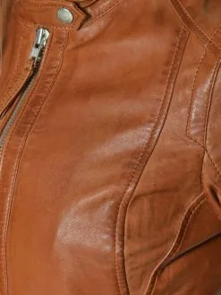 Mustang Leren Jassen Tussenjas Marianne Dames Cognac -Mustang Verkoop edbc4112e1ef22d8694d07a8e1c7444b