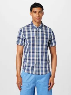 Mustang Geruite Overhemden Regular Fit Overhemd Chris Heren Blauw / Lichtblauw -Mustang Verkoop ee7b200c1a2b135e7526c09548118dee