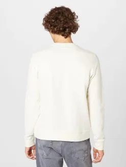 Mustang Sweatshirts Sweatshirt Ben Heren Crème -Mustang Verkoop efaeb02e2f54b7d7a86af7c4775f4c36