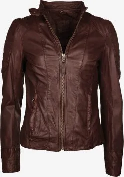 Mustang Leren Jassen Tussenjas Gil Dames Bruin