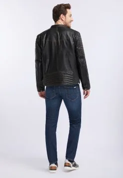 Mustang Leren Jassen Tussenjas Denis Heren Donkerbruin -Mustang Verkoop f42e54e85b8561b67fbab647eb0050b5