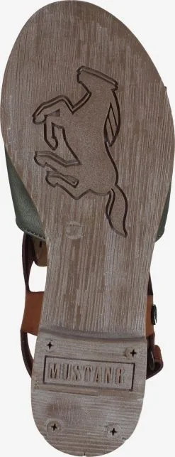 Mustang Sandalen & Slippers Sandaal Dames Kaki -Mustang Verkoop f7288da9df873b687cbfeecf0004dbfa