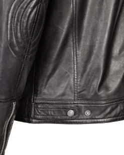 Mustang Leren Jassen Tussenjas 31021312 Heren Zwart -Mustang Verkoop f8303f70cc36f6aaba143ffc13172966