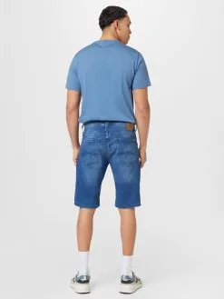 Mustang Denim Shorts Regular Jeans Chicago Heren Blauw -Mustang Verkoop fddb2a729df71a22e160769ae182999a