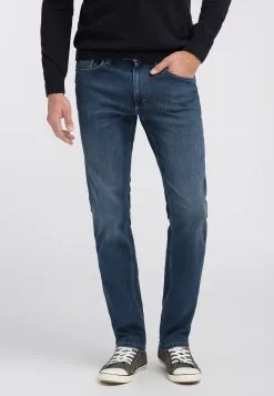Mustang Straight Regular Jeans Washington Heren Donkerblauw -Mustang Verkoop ffdcdcbd53e8dae5ed0307425e651855